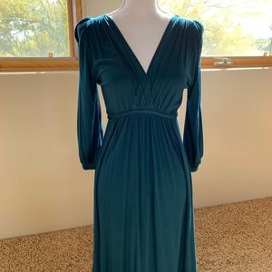 NWOT Teal 3/4 sleeve Dress